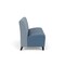 Lesro Siena Armless 3 Seat Tandem Seating No Center Arms, Black, RS RainSong Back, MD Titan Seat SN3102 - alternate 3